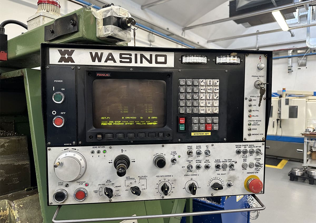 Restoration of C-Axis on WASINO Machine